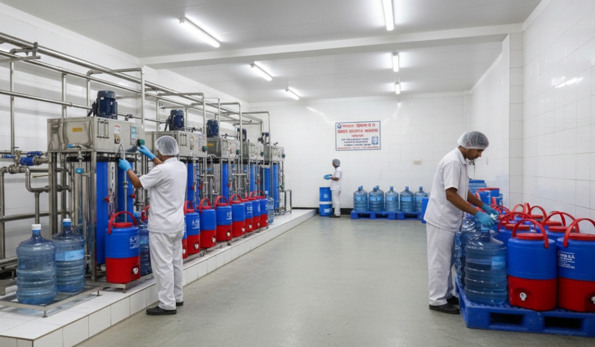 industrial water purification plant